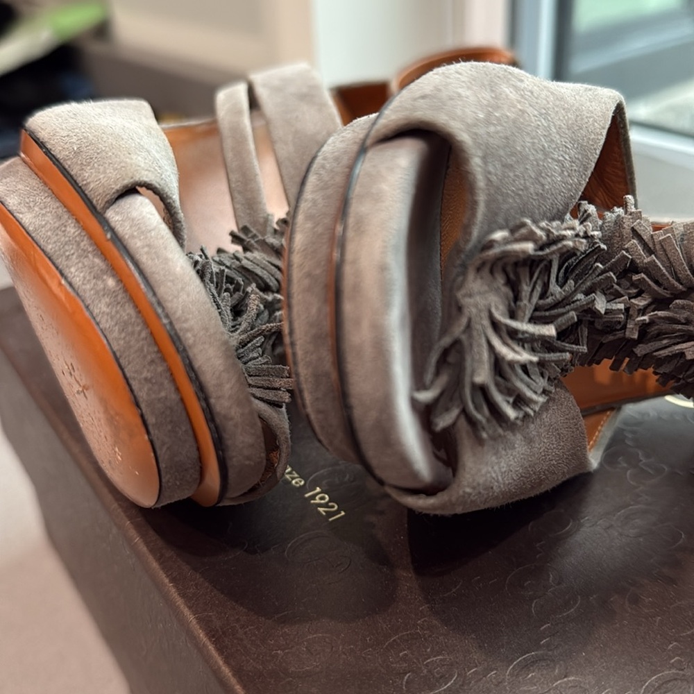 Gucci Gray High Heel Shoes - Picture 5 of 9